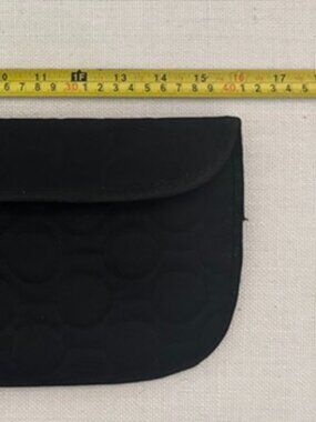 Toss Black Embroidered Straightening Iron Travel Case